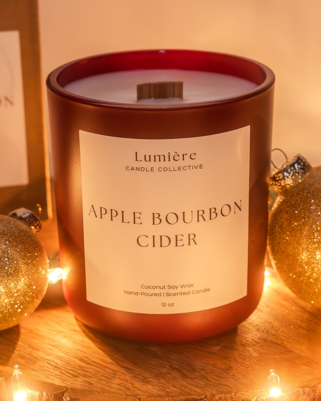 Apple Bourbon Cider Scented Candle