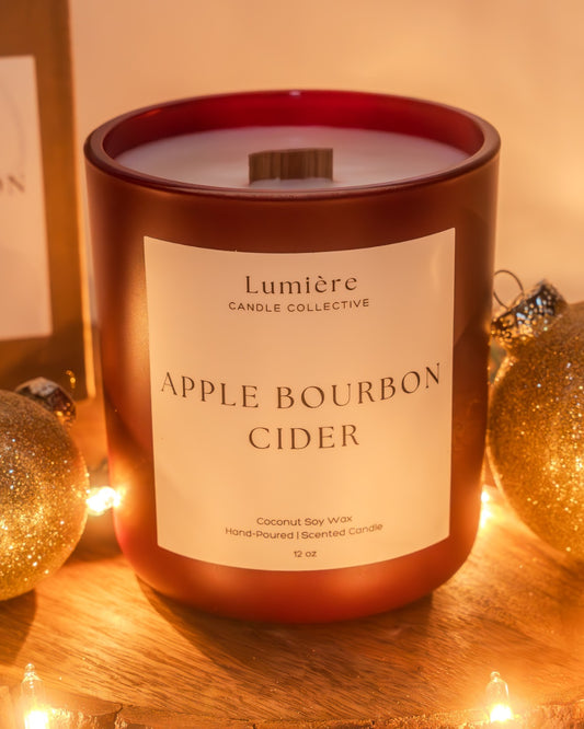 Apple Bourbon Cider Scented Candle